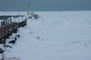 Pier and Storm, Lake Michigan